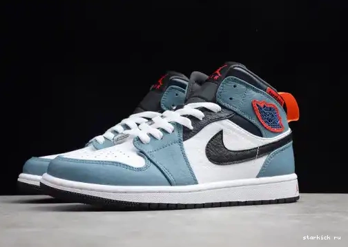 Mid Facetasm Jordan x 1 CU2802-100 Fearless  White CU2802-100 Blue 0531